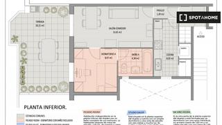 Miete Etagenwohnung in La Florida. Piso de 3 habitaciones en alquiler en la florida, barcelona.