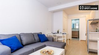 Lloguer Pis a Hostafrancs. Slick apartamento de 1 dormitorio en alquiler en sants, barcelon