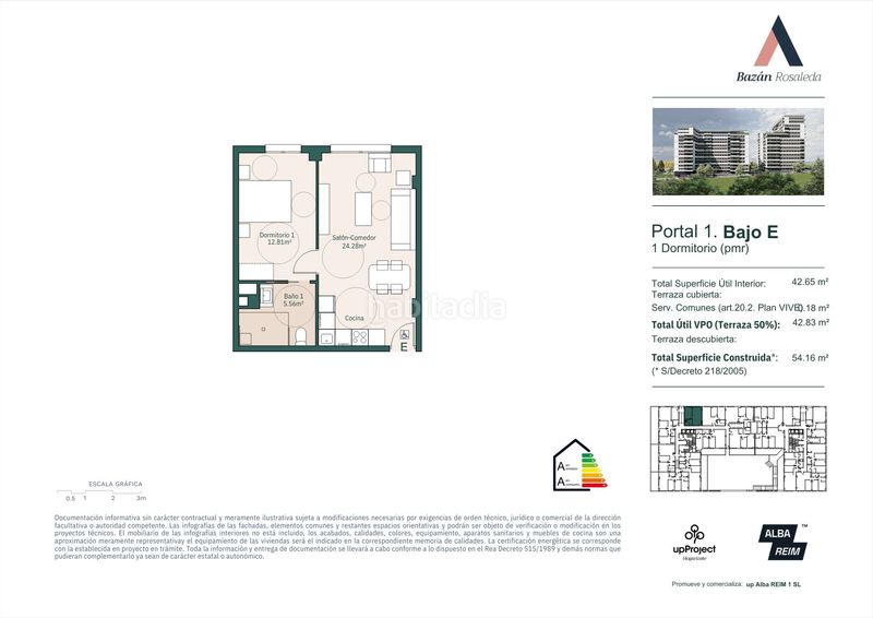 Foto 676f084a-ab7c-49da-b428-e9425440516a. Pis 54m<sup>2</sup> amb calefacció aparcament piscina a Rosaleda - Juventud Granada