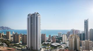 Apartamento en Playa Poniente. Apartamentos de lujo con vistas al mar en benidorm