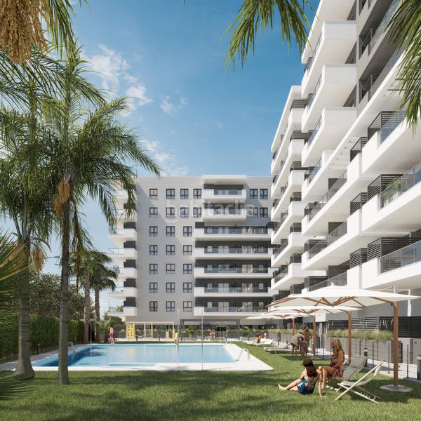 Foto adc54603-ae74-43e2-8eaa-812e63200691. Etagenwohnung 82m<sup>2</sup> mit heizung parking pool in nueva Almería - cortijo grande - vega de acá Almería