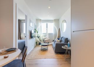 Location Studio  Calle de perdiguera. Flex living de alojamiento temporal de 1 habitación independient