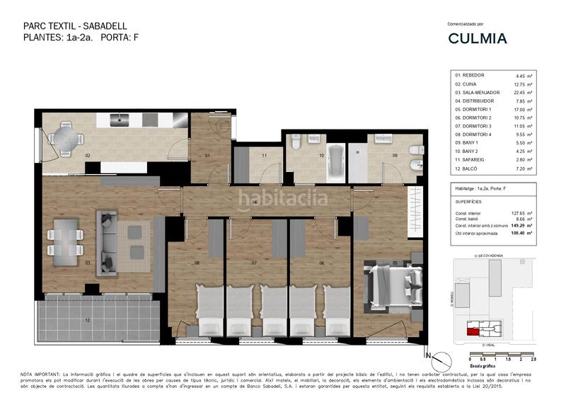 Foto ccd64529-7b9a-4a50-9bce-75b09d8bb6f0. Flat 149m<sup>2</sup> in carrer de vidal 48 in Covadonga Sabadell