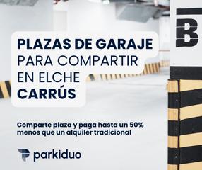 Lloguer Aparcament cotxe a San Crispín. Se alquilan plazas de garaje en uso compartido