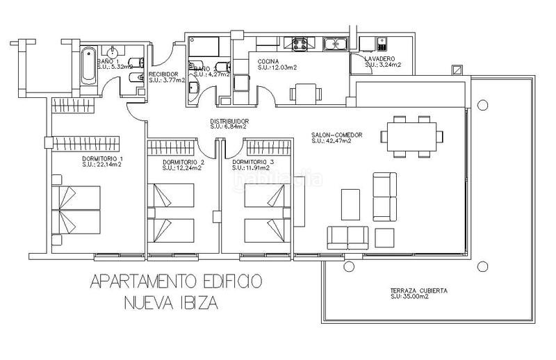 Foto 4c8593a7-23da-466c-b5e8-19bd39dddf76. Appartamento con parcheggio piscina in Marina Botafoc-Talamanca Ibiza