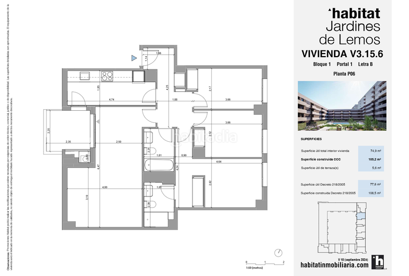 Foto 137e9aab-68ce-4c59-80e4-59f7af00be29. Flat 108m<sup>2</sup> in calle japón 20 in colores - entreparques Sevilla