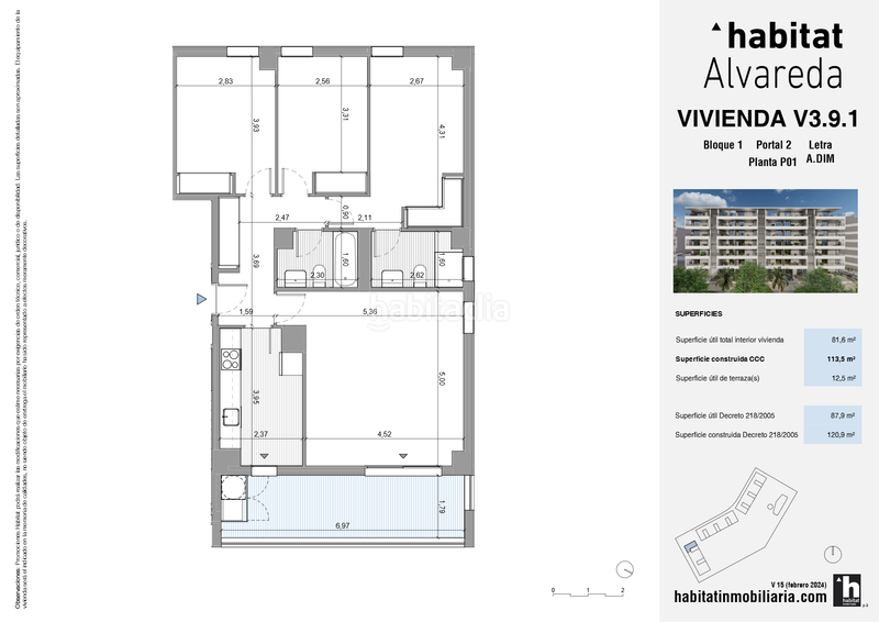 Foto a865d29b-c0fb-4af1-81c3-d77e9f339f19. Flat 121m<sup>2</sup> with heating pool in Entrenúcleos Dos Hermanas