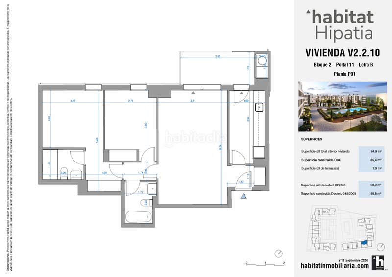 Foto 2150e6a1-9d88-442f-888b-9ec1bcd4cdfe. Appartement 90m<sup>2</sup> avec chauffage piscine dans Nuevo Bulevar Mairena del Aljarafe
