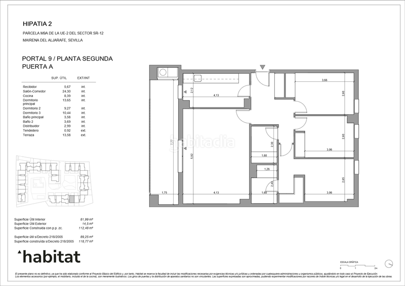 Foto 3d4db252-b562-4725-9069-c8bd7306b9e7. Pis 118m<sup>2</sup> amb calefacció aparcament piscina a Nuevo Bulevar Mairena del Aljarafe