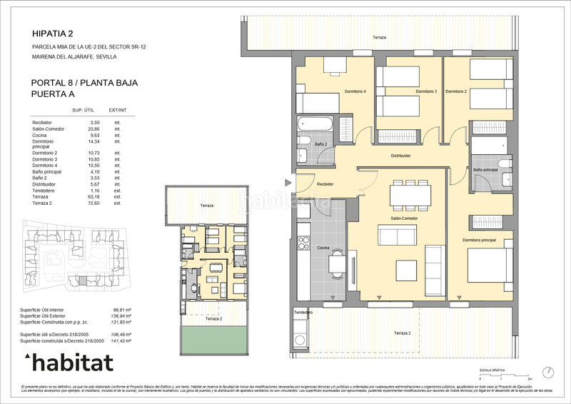 Foto f8bf1040-7abf-4f46-9541-0a8e2e85a757. Ground floor 141m<sup>2</sup> with heating parking pool in Nuevo Bulevar Mairena del Aljarafe