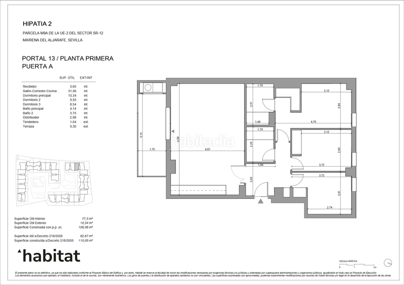 Foto f44fd179-28bd-497f-a3ca-440288e87f17. Appartamento 110m<sup>2</sup> con riscaldamento parcheggio piscina in Mairena del Aljarafe