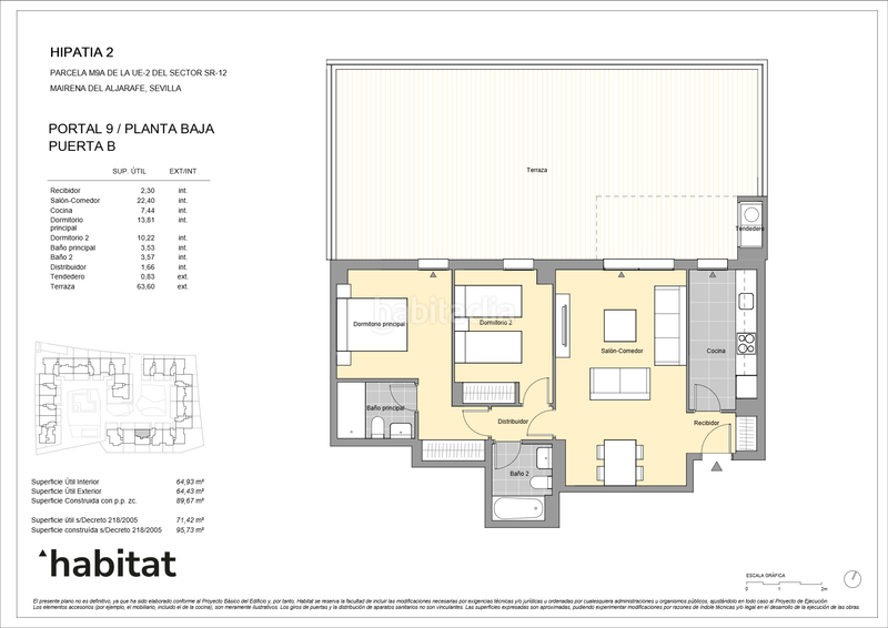 Foto 3eb3bb1c-fe21-499d-bbe7-ac0b9d1df043. Ground floor 95m<sup>2</sup> with heating parking pool in Nuevo Bulevar Mairena del Aljarafe