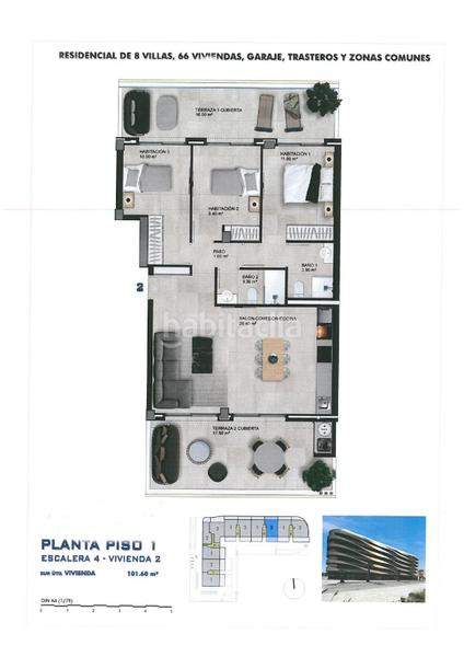 Foto be2bc540-2619-4d50-86e5-8f0d973044e2. Appartement avec parking piscine dans El Travaló - Martínez Valero Elche / Elx