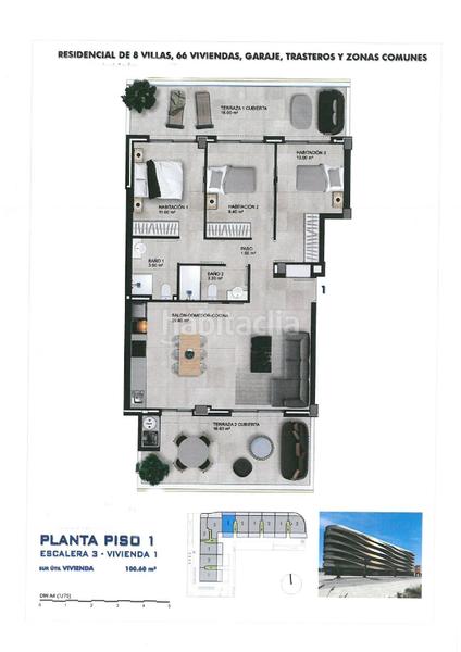 Foto df5f7d7d-667f-4f98-aa17-d709ae378a63. Appartamento con parcheggio piscina in El Travaló - Martínez Valero Elche / Elx