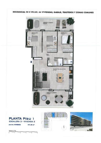 Foto e09a9b68-476a-4290-80e7-9a67e565ee79. Appartement avec parking piscine dans El Travaló - Martínez Valero Elche / Elx
