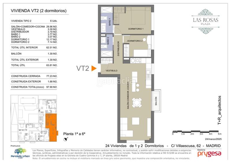 Foto c1d6738e-945f-4f59-a47e-06f08b9f8b49. Flat 98m<sup>2</sup> in calle de villaescusa 62 in Pueblo Nuevo Madrid