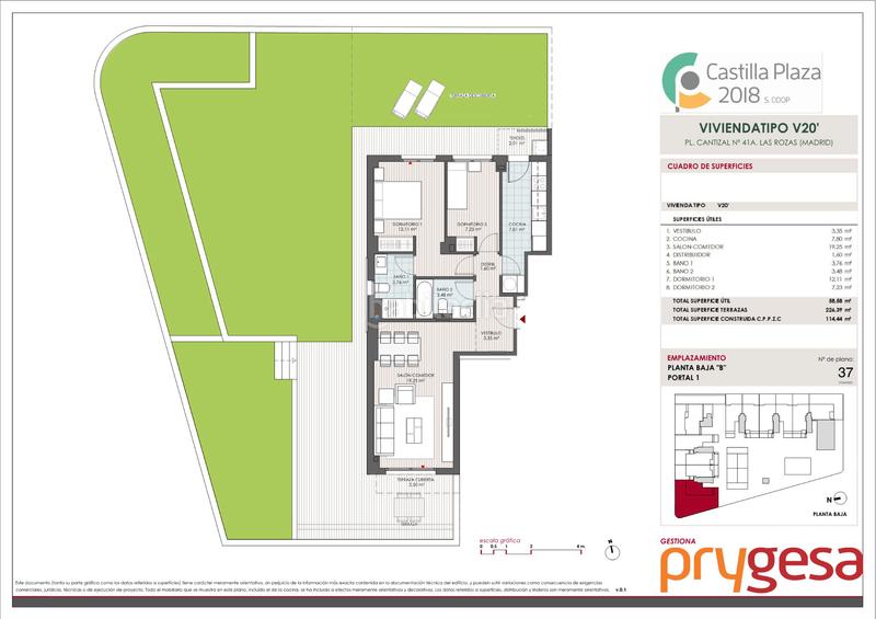 Foto 121fd756-79f3-4a6c-8d28-2785d7b6c89e. Erdgeschoss 114m<sup>2</sup> mit heizung pool in El Cantizal Rozas de Madrid (Las)