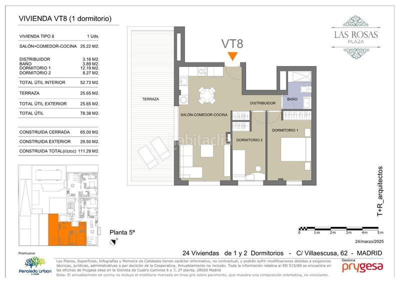 Foto a4317a59-cab7-4acb-9ece-a3b4f9505ee8. Flat 111m<sup>2</sup> in calle de villaescusa 62 in Pueblo Nuevo Madrid