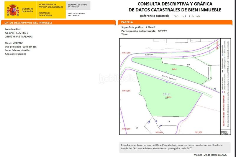 Foto e0f79ccc-56d7-49b8-8cbc-af32f78c3b1a. Terreny residencial a Mijas pueblo Mijas