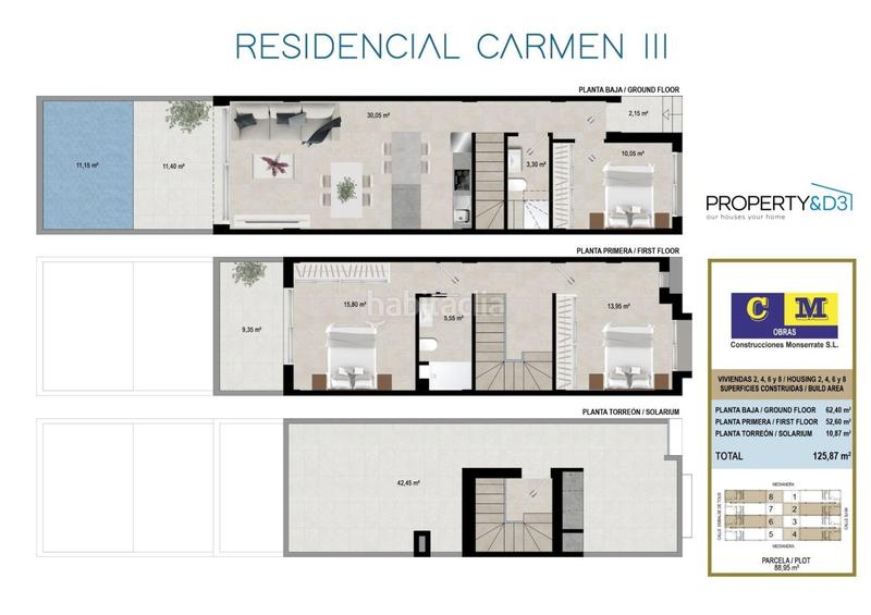 Foto 732e9dd0-2bf0-4b32-94af-6b5f0640e08e. Casa a schiera con piscina in San Javier San Javier