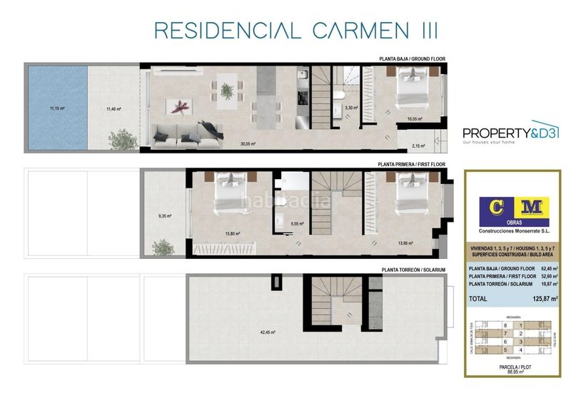 Foto 420b1a0c-aed5-4852-9e9a-6daac3f5a295. Casa adossada amb piscina a San Javier San Javier