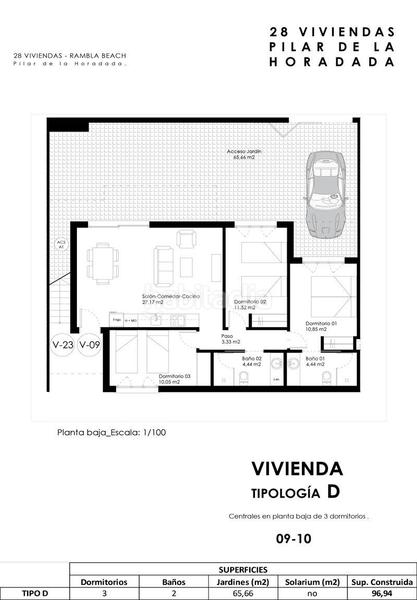 Foto ec220d76-d6d9-47c1-b52d-cd2001df5199. Casa amb aparcament piscina a Pilar de la Horadada ciudad Pilar de la Horadada