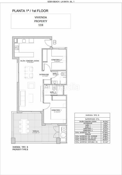 Foto 464482f0-5359-4c1b-9111-d07174bfc7b8. Piccolo appartamento con parcheggio piscina in Torreblanca Torrevieja