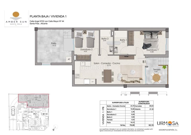 Foto b1f4ab39-5ba6-4767-bba2-32f0bea95216. Apartament amb piscina a Norte Santa Pola