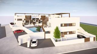 Haus in Pilar de la Horadada Ciudad. Bungalows con 3 dormitorios, 2 baños, piscina comunitaria en zon