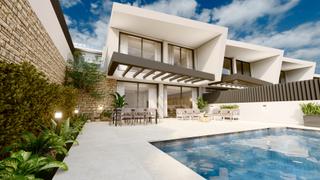 Casa adossada en Partida colina del sol 1e. Villa de diseo moderno con una superficie construida de 269,9 m. Obra nova