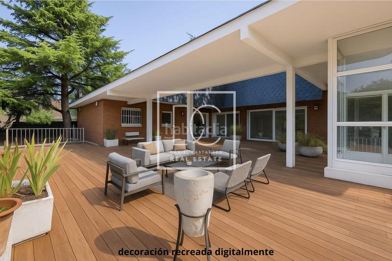 Foto c41d0f92-5d4b-489e-9b62-7f3eab532fa2. Chalet con camino riscaldamento parcheggio in Iglesia-Estación Moralzarzal