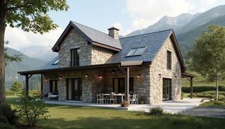 Xalet a Vielha. Vivienda unifamiliar aislada en parcela urbana ‘llave en mano’.