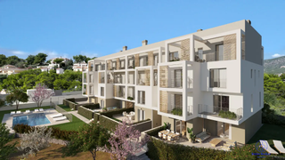 Piccolo appartamento in Palmanova. Amplio apartamento en palmanova con terraza y piscina