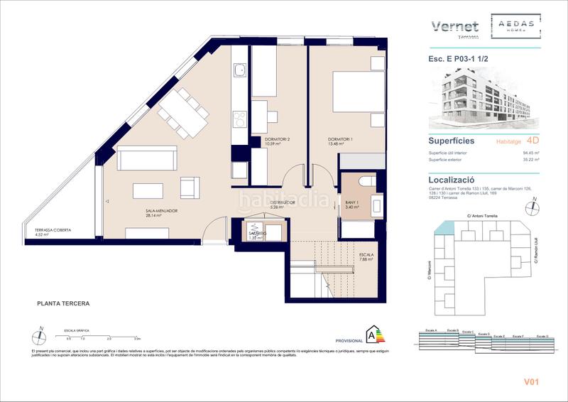 Foto daaa4cec-3331-4b0d-9450-0e048967aee6. Dúplex 150m<sup>2</sup> a carrer de marconi 126 a Ca n'Aurell Terrassa