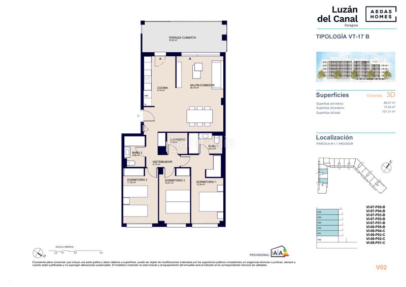 Foto 039c769a-2a29-4ef7-bf6f-8ec96e1fa374. Appartement 114m<sup>2</sup> dans calle los sims 34 dans Arcosur Zaragoza