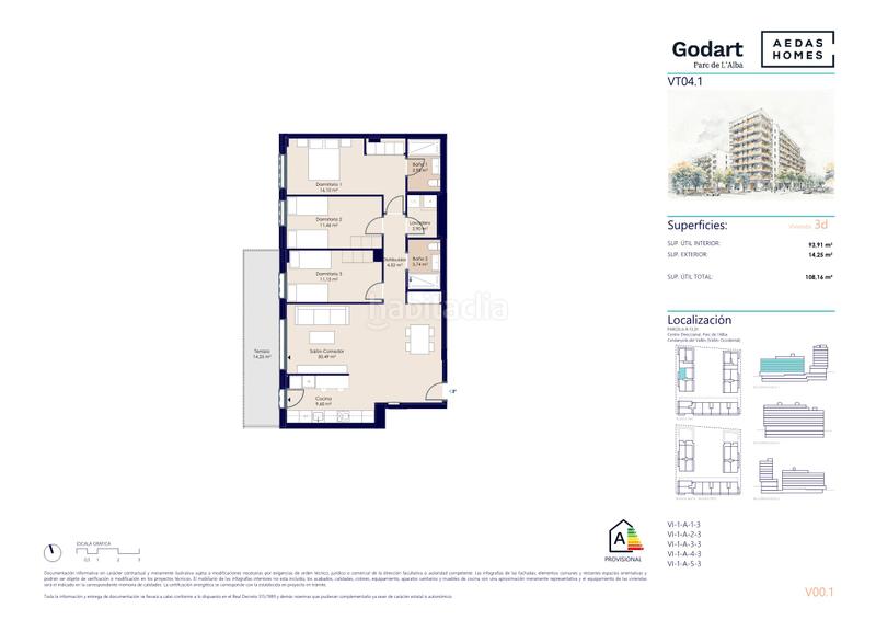 Foto 5c620236-26b8-4ec8-aed5-e7b5fe06cdcb. Piso 124m<sup>2</sup> en Serraparera Cerdanyola del Vallès