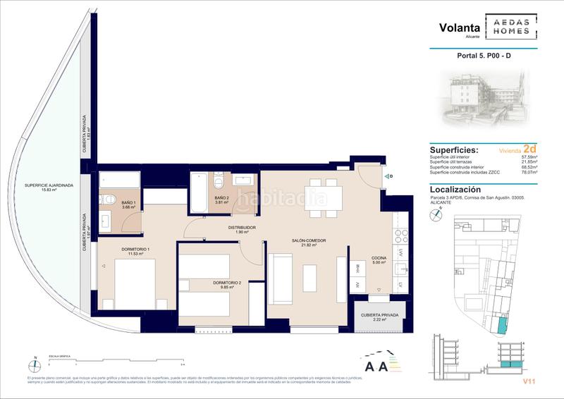 Foto e967d8db-16ee-4d95-a0ad-6b52aa8da9ed. Flat 79m<sup>2</sup> in calle deportista pitu perramón 1 in Paus - Polígono San Blas Alicante