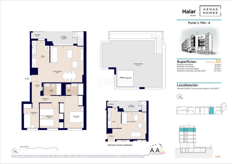 Foto 2a3fbe5d-b841-4dce-ac53-931a8eb25507. Penthouse 98m<sup>2</sup> in calle deportista pitu perramón 5 in Paus - Polígono San Blas Alicante