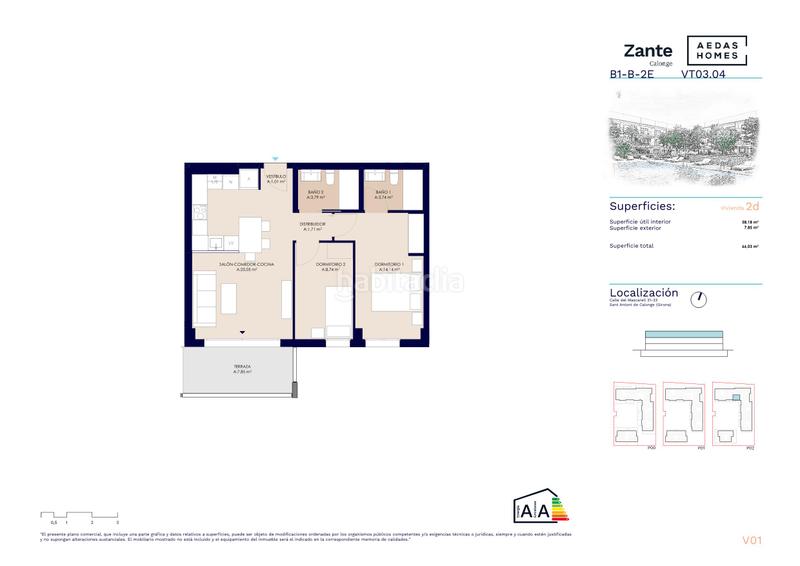 Foto b7d05809-27c3-48a1-8c46-978a6fd76a1f. Appartamento 68m<sup>2</sup> in carrer del mascarell 31 in Sant Antoni Sant Antoni de Calonge