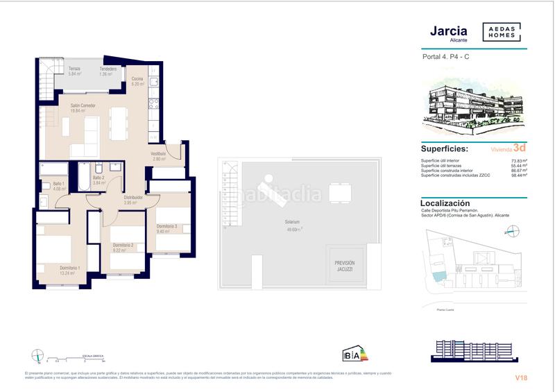 Foto a44921e3-fe52-4a99-bf8b-6cc10feaaa47. Etagenwohnung 98m<sup>2</sup> in avenida cardenal francisco álvarez 11 in Alicante