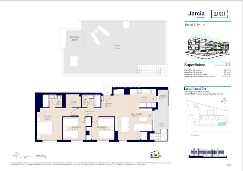 Foto 071ca732-ca1b-4585-8d2d-ac3fd7083285. Appartement 106m<sup>2</sup> dans avenida cardenal francisco álvarez 11 dans Alicante