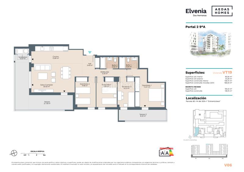 Foto 1187aaaf-36b5-4f93-bfcf-e349c9167802. Flat 105m<sup>2</sup> in avenida josé gonzález luque 49 in Entrenúcleos Dos Hermanas