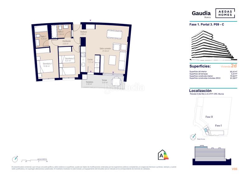 Foto 87f9568b-b668-44fc-8c55-05f56cca2183. Pis 91m<sup>2</sup> a plaza brigada paracaidista 5 a Juan Carlos I Murcia