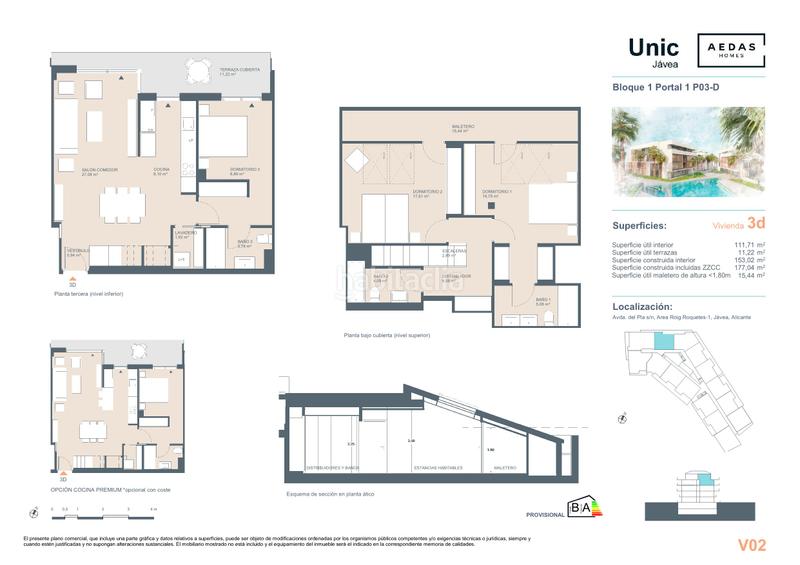 Foto ef8796e3-452f-4179-9f2e-ea84e1de9bd8. Zweistöckige wohnung 112m<sup>2</sup> in avinguda del rei juan carlos i 1 in Xàbia
