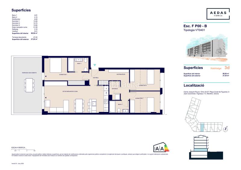 Foto e5fc852f-09e2-41ac-ae0e-3dd35088e0e6. Piano terra 120m<sup>2</sup> in plaça de la ciutat de figueres 2 in Girona