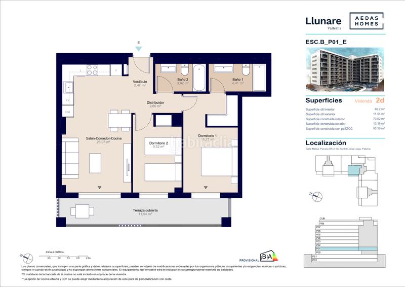 Foto e93b72d0-8f50-4743-b851-ac4b4dc4391c. Appartamento 83m<sup>2</sup> con riscaldamento piscina in Valterna Paterna