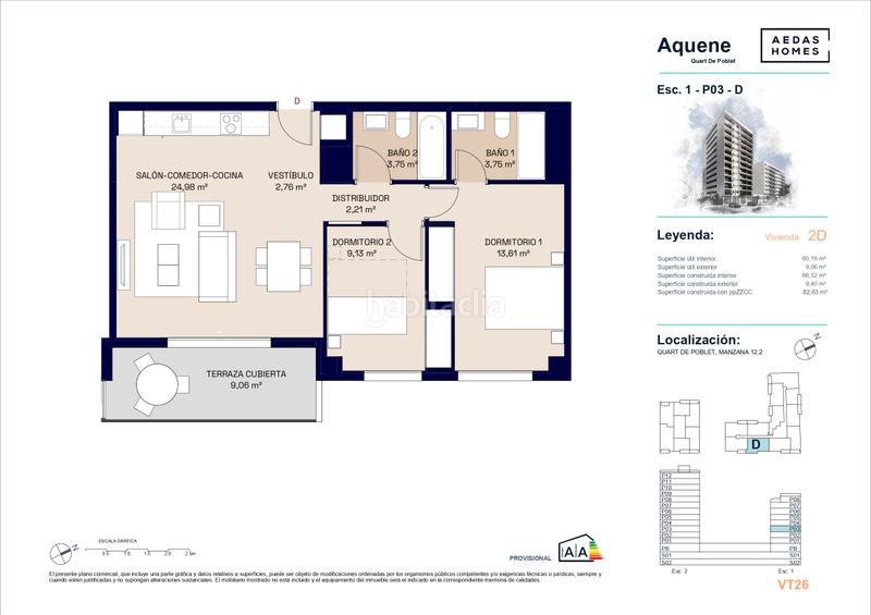 Foto 1497a006-7edb-4fd0-ab9f-e567b13c5973. Piso 83m<sup>2</sup> en Quart de Poblet