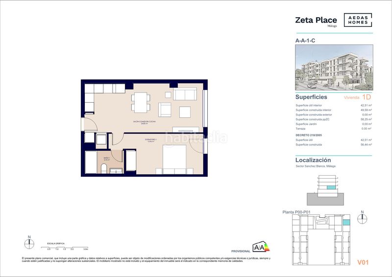 Foto ca14bcc8-7eb7-42d6-99e3-da36ab659682. Pis 58m<sup>2</sup> amb aparcament piscina a Campanillas Málaga