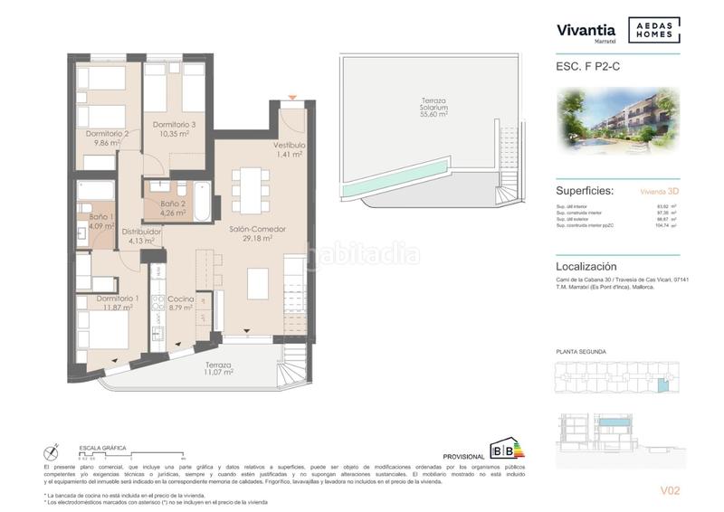 Foto 19ad837a-e233-472d-8253-d4b91c9086c6. Appartamento 151m<sup>2</sup> con riscaldamento piscina in Sa Cabana - Can Carbonell - Ses Cases Noves Marratxí