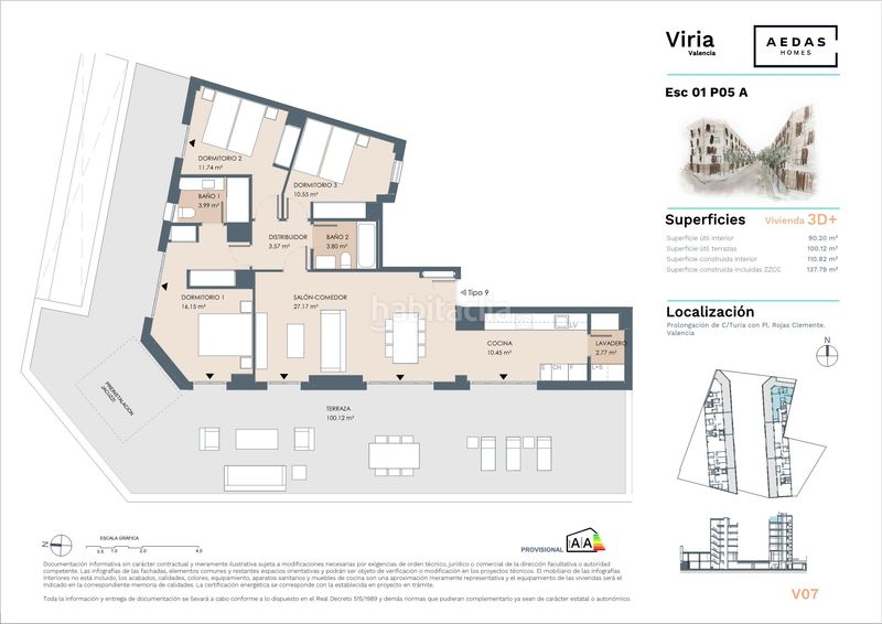 Piso 137m2 en carrer de lepant 13 en El Botànic Valencia - Imagen 29